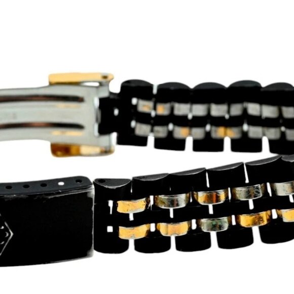 Vintage Heuer (Pre-Tag) 28mm Ladies 1000 Series Black/ Gold Watch Ref 980.038/28 - Picture 7 of 10